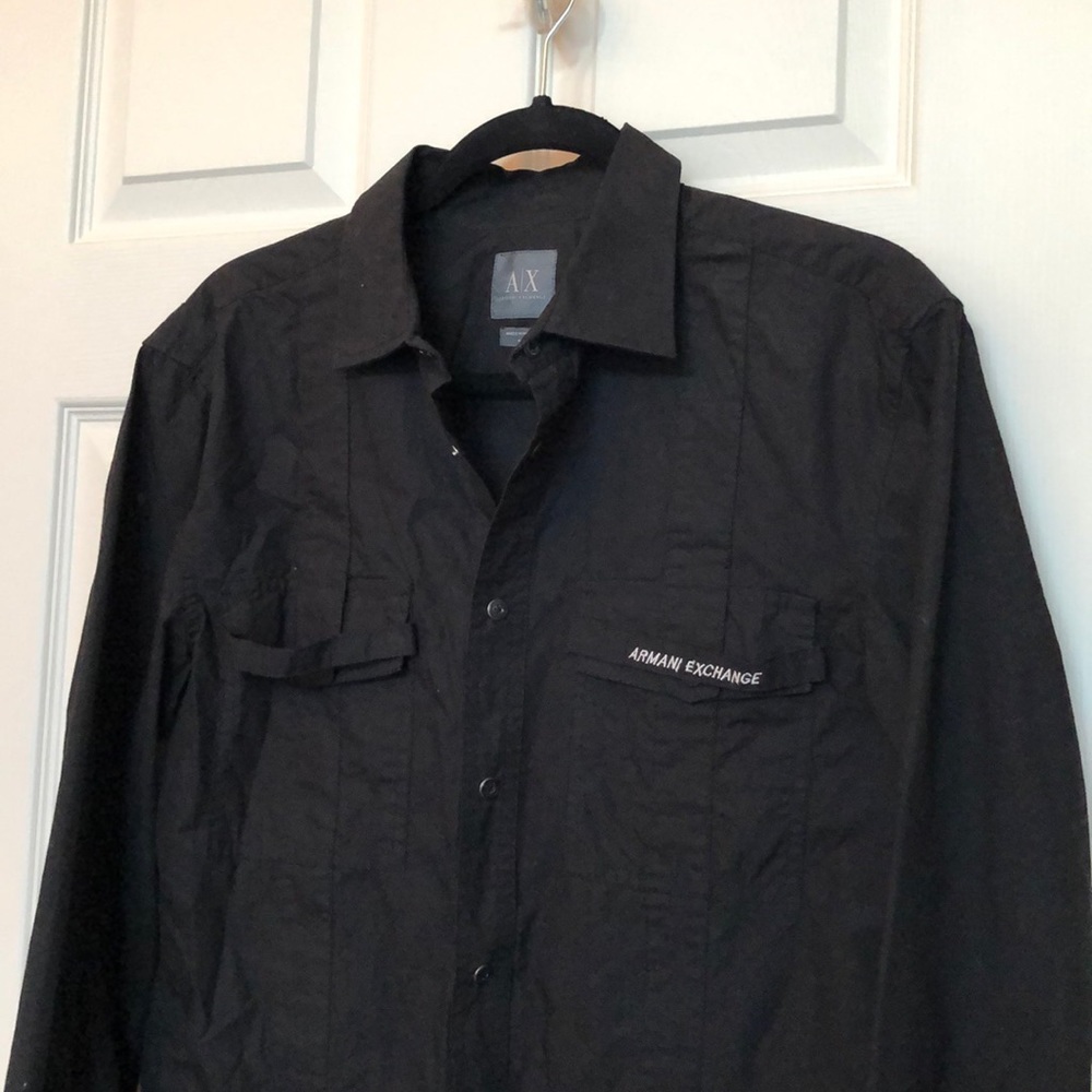 A/X Men’s black button up